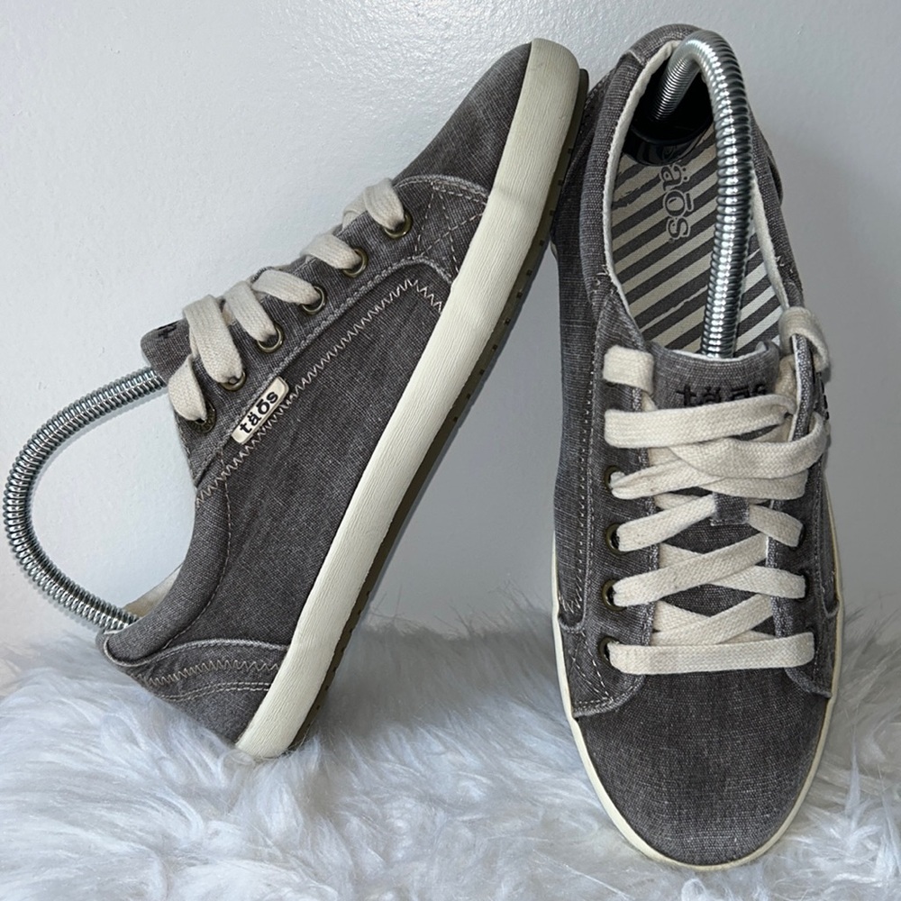 Taos Women's Star Charcoal Wash Tennis Shoes - Size 8.5
